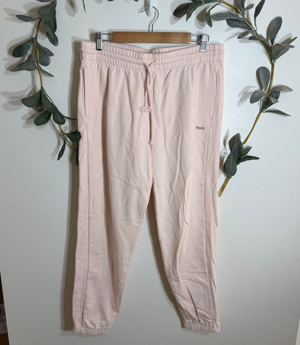 TNA Sweatfleece Blush Pink Jogger Sweatpants